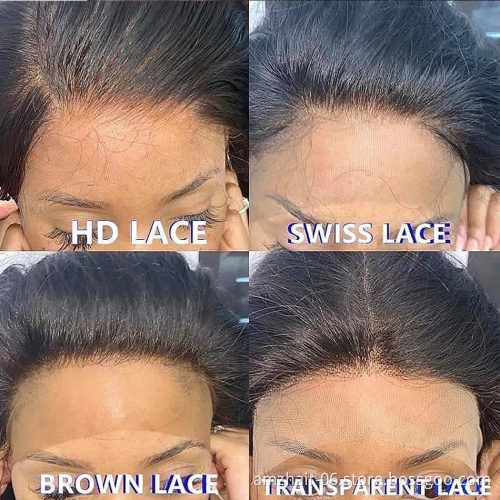 Brazilian virgin Human Hair Transparent 5x5 Lace Closure Frontal Cheap HD 13x4 13x6 360 Lace Frontal Closure Pre Plucked